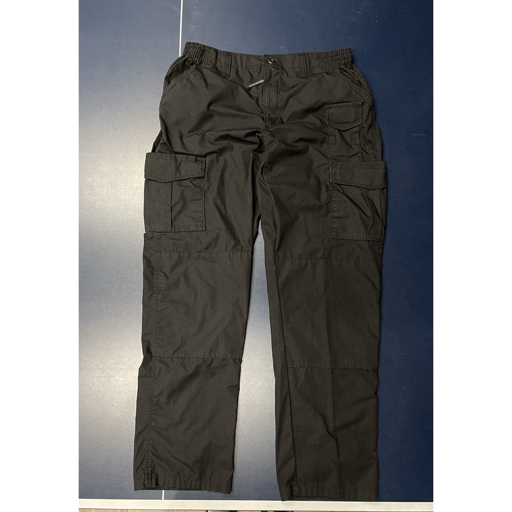 Propper Ripstop Cargo Combat Pants Men 38x36 Black Military Tactical Hiking